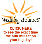 Click here to see what time the sun will set on your big day!